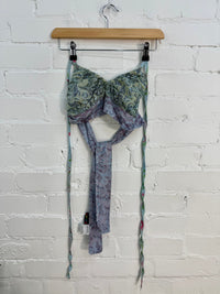 Jaipuri Print Cropped Tie Top