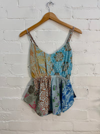 Jaipuri Print Panelled Vest