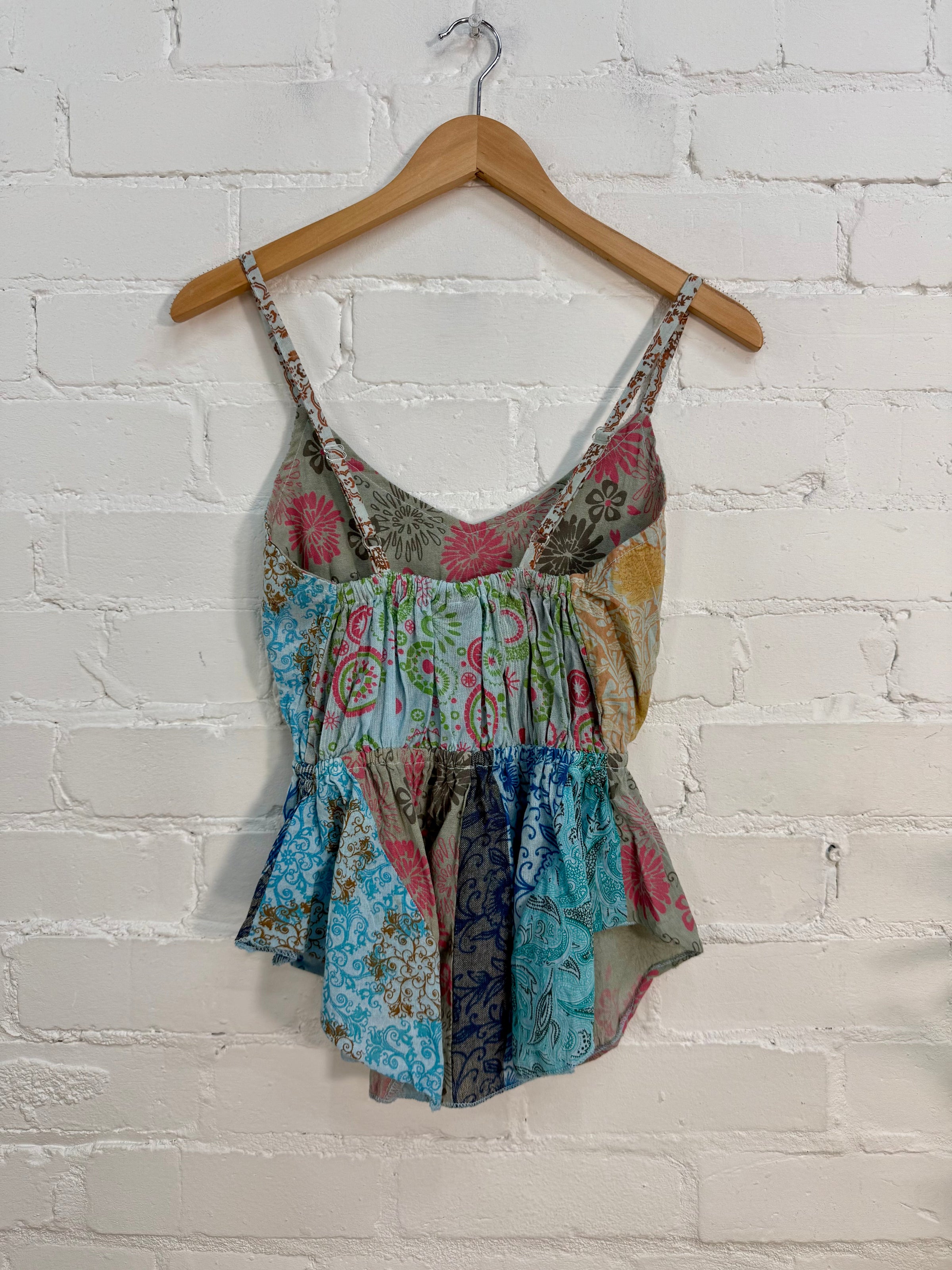 Jaipuri Print Panelled Vest