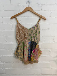 Jaipuri Print Panelled Vest