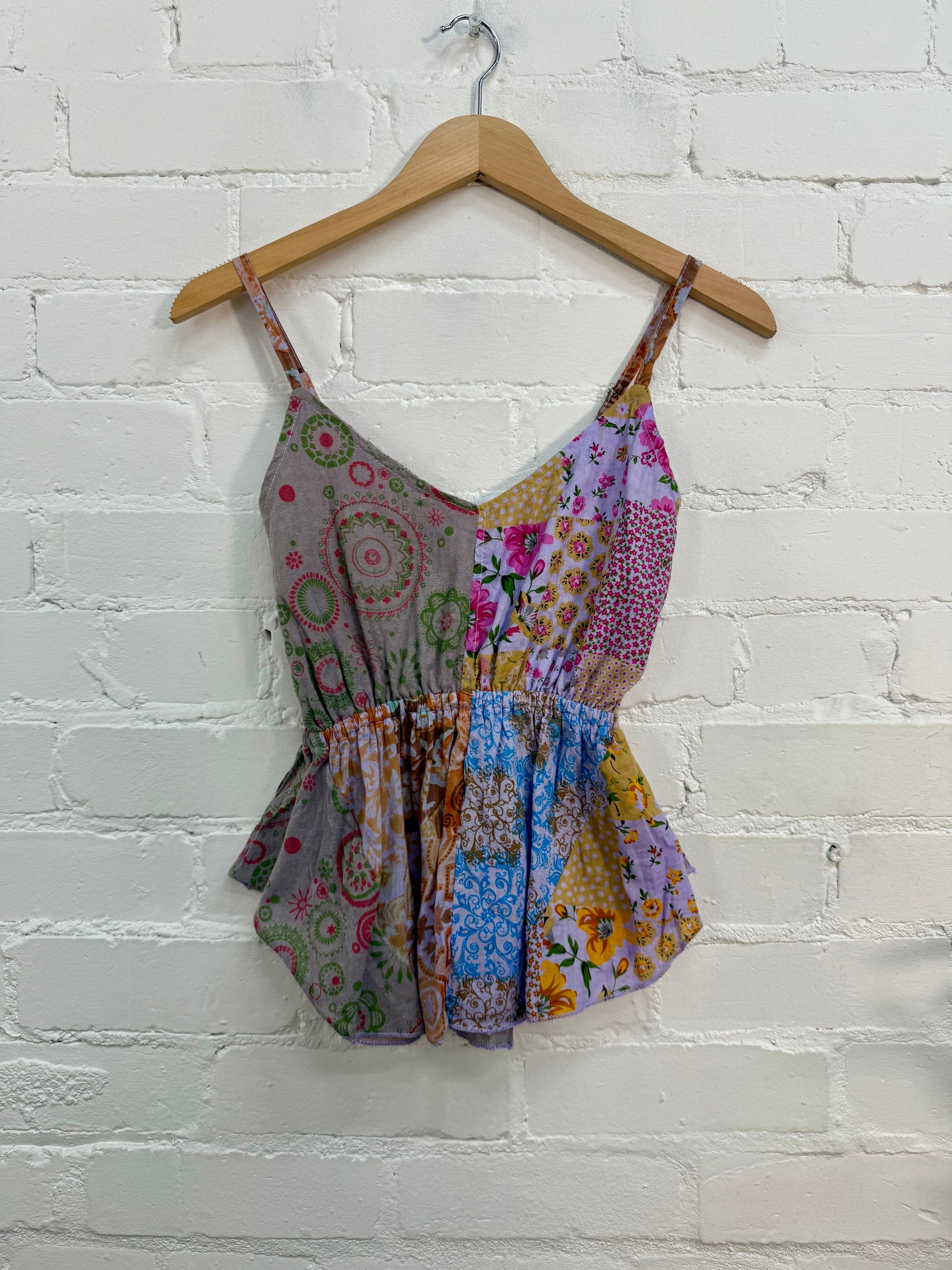 Jaipuri Print Panelled Vest