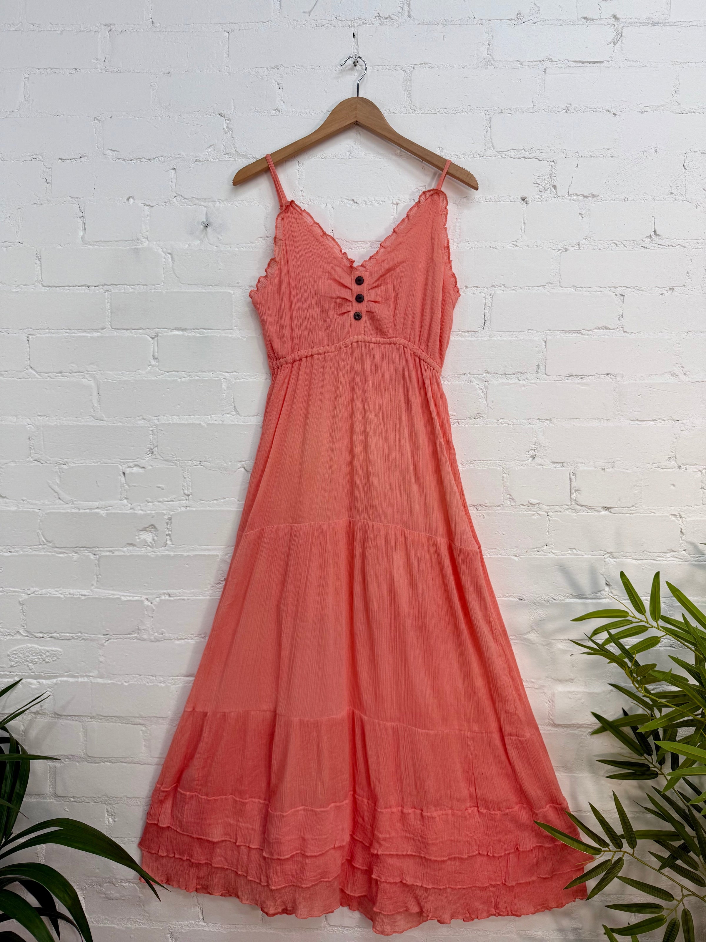 Long Crepe Summer Dress