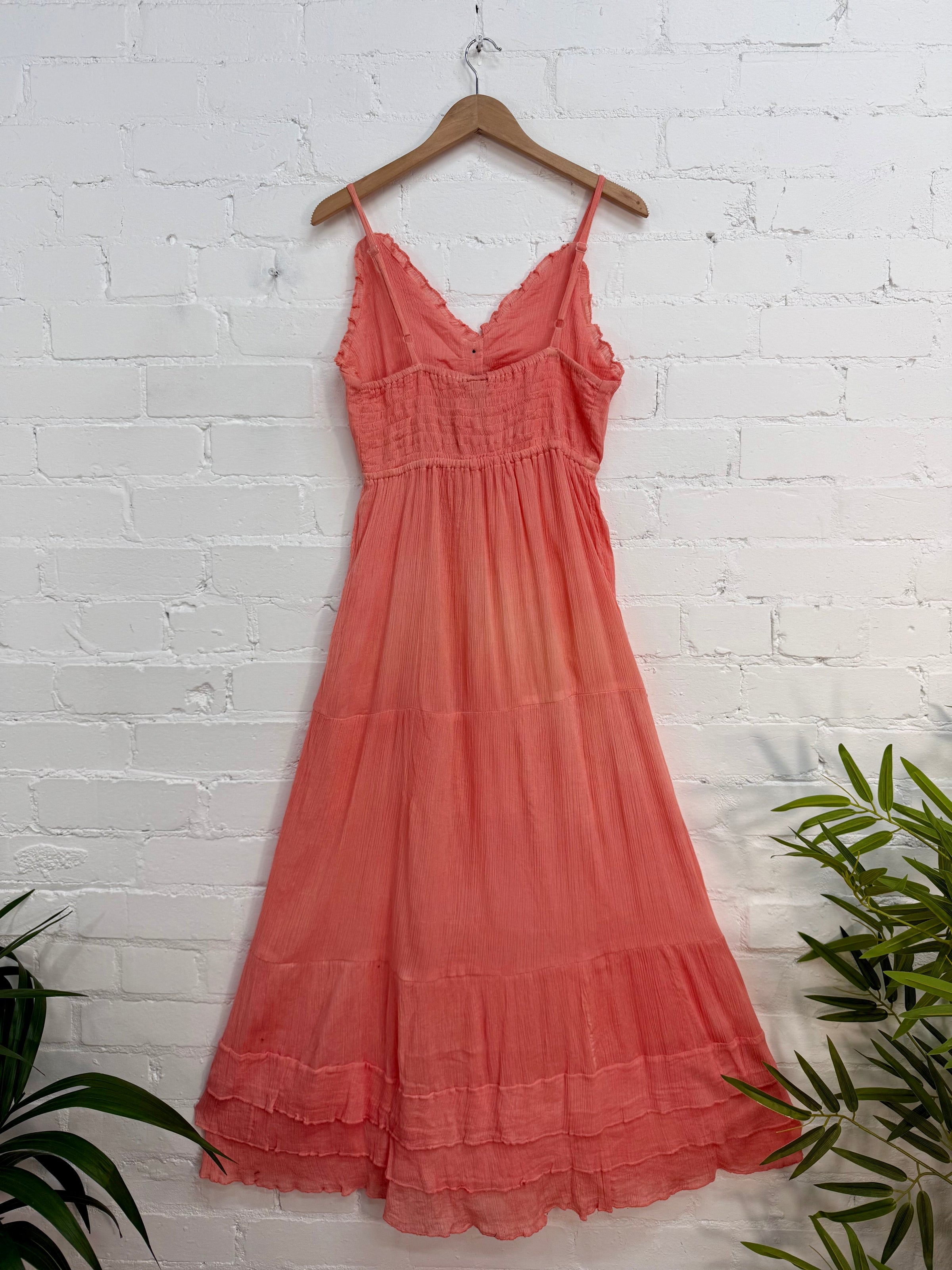 Long Crepe Summer Dress