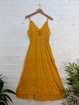 Long Crepe Summer Dress