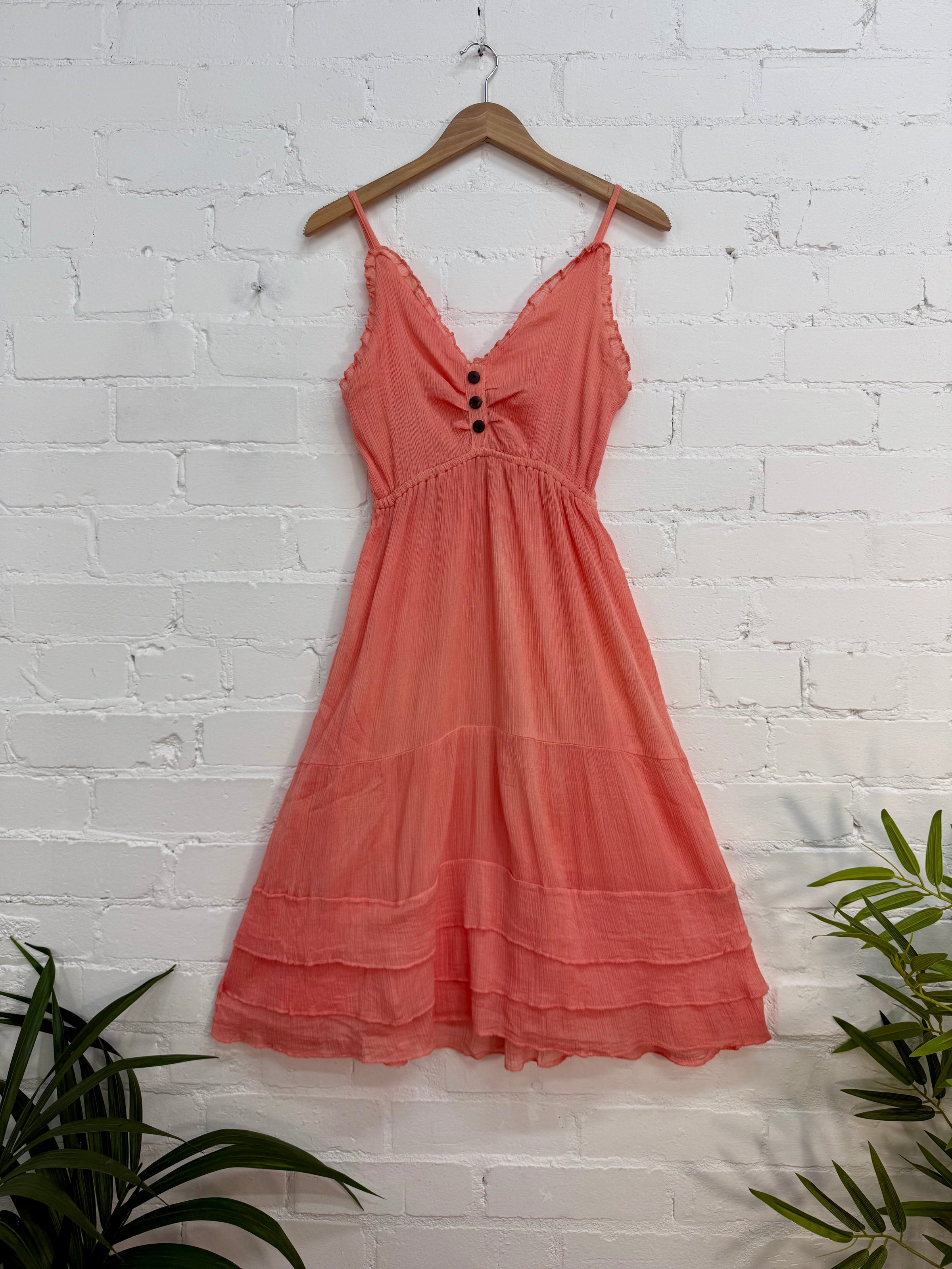 Midi Crepe Summer Dress