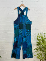 Sun Print & Patch Long Dungarees