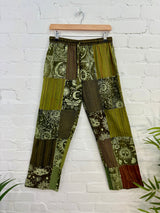 Sun Print & Patch Trousers