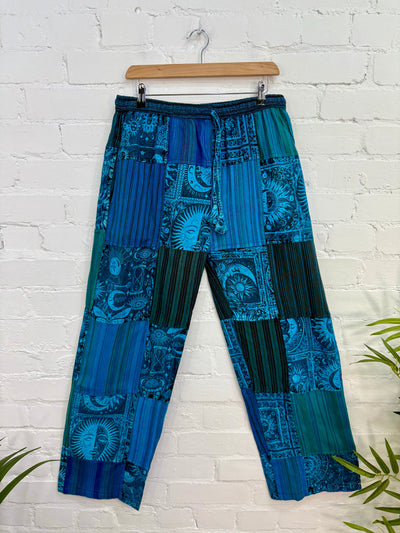 Sun Print & Patch Trousers