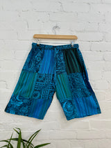 Sun Print & Patch Shorts