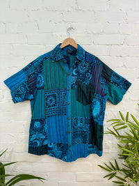 Sun Print & Patch Short Sleeve Shirt