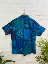 Sun Print & Patch Short Sleeve Shirt