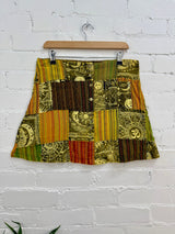 Sun Print & Patch Mini Skirt