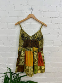Sun Print & Patch Vest Top