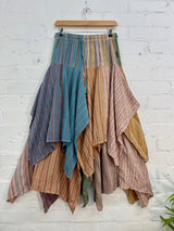 Multi Patch Long Skirt