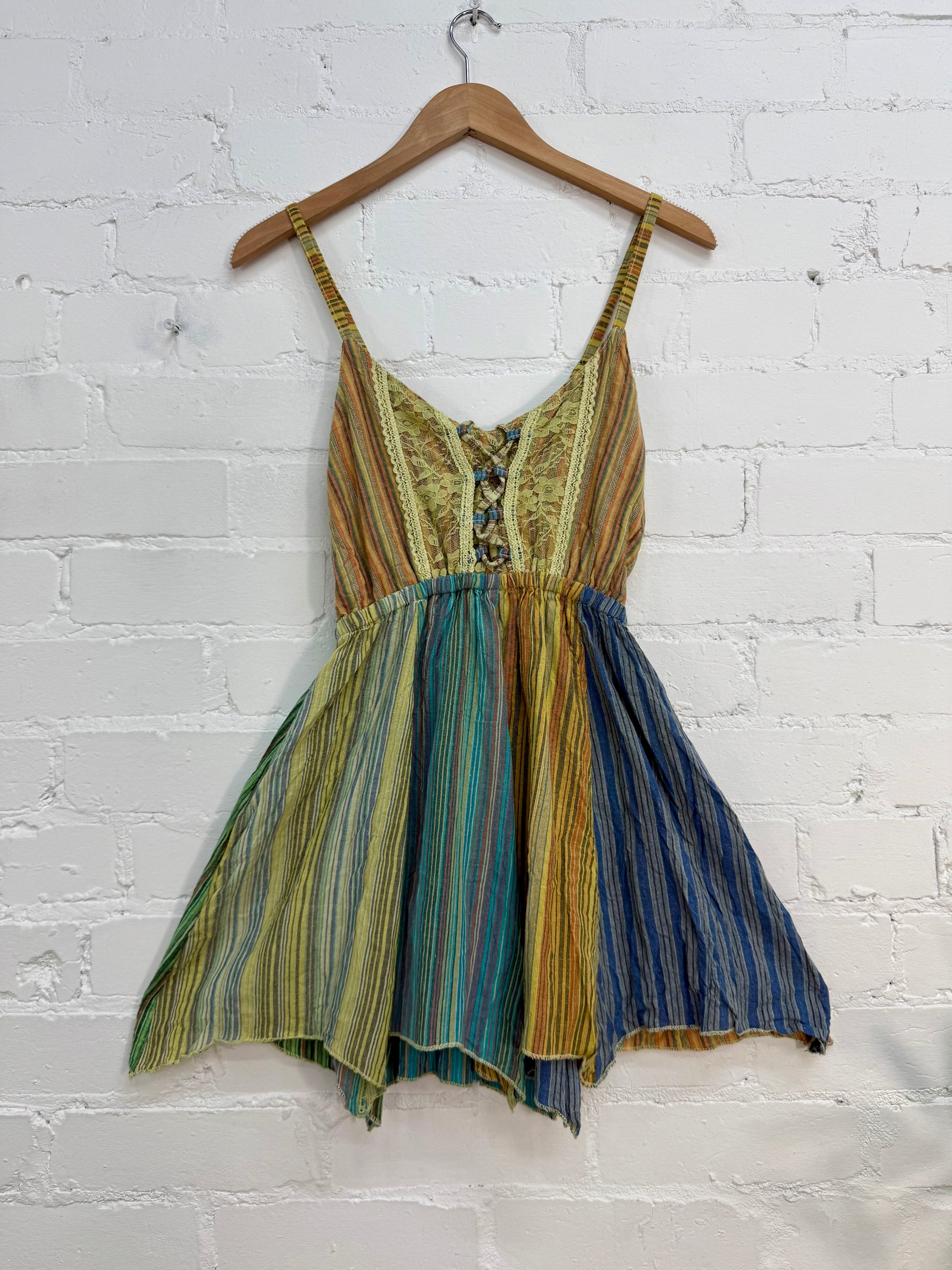 Multi Panel Strappy Top