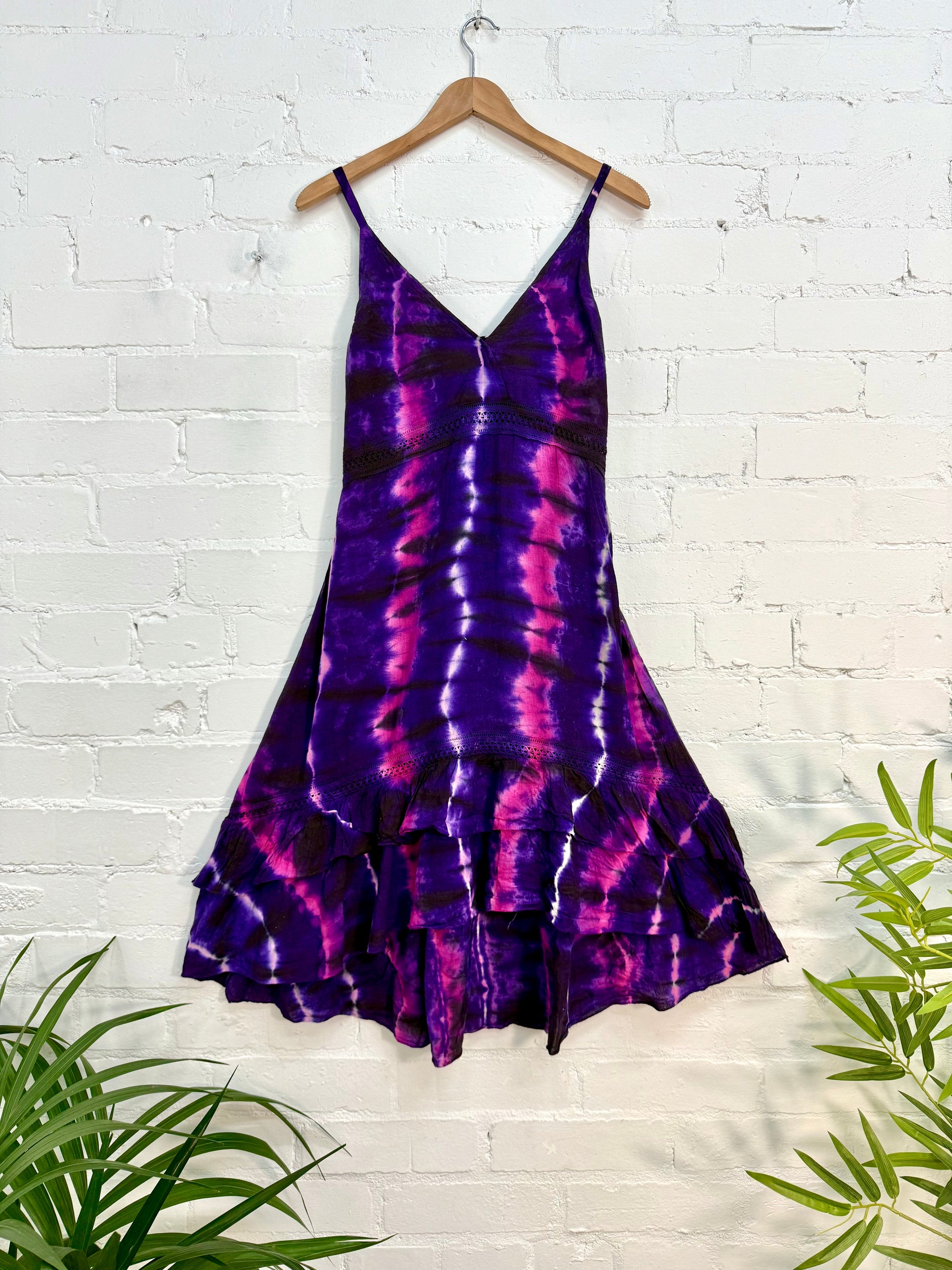 Tie-Dye Strappy Dress