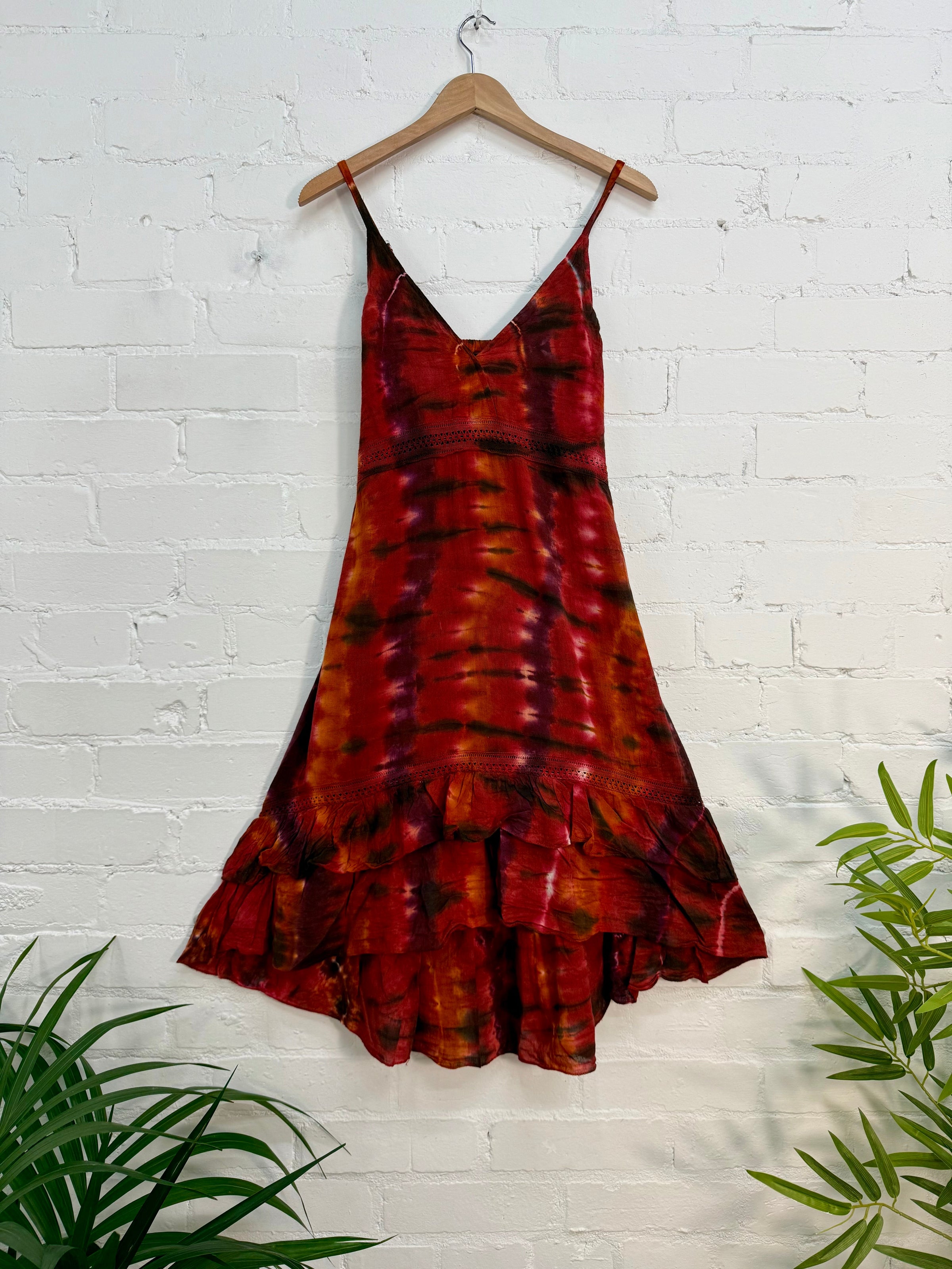 Tie-Dye Strappy Dress