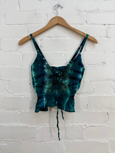 Tie-Dye Cropped Vest