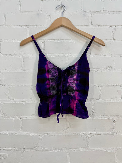 Tie-Dye Cropped Vest