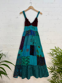 Patchwork Long Dress