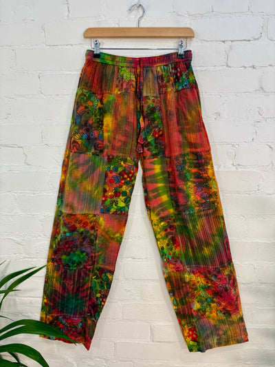 Tie-Dye Mushroom Patch Trousers