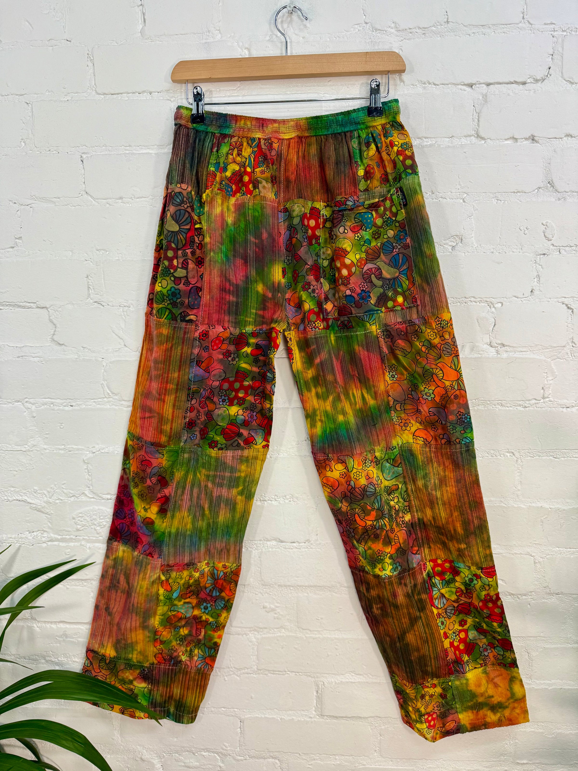 Tie-Dye Mushroom Patch Trousers