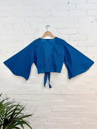 Nepalese Plain Tie Wrap Top