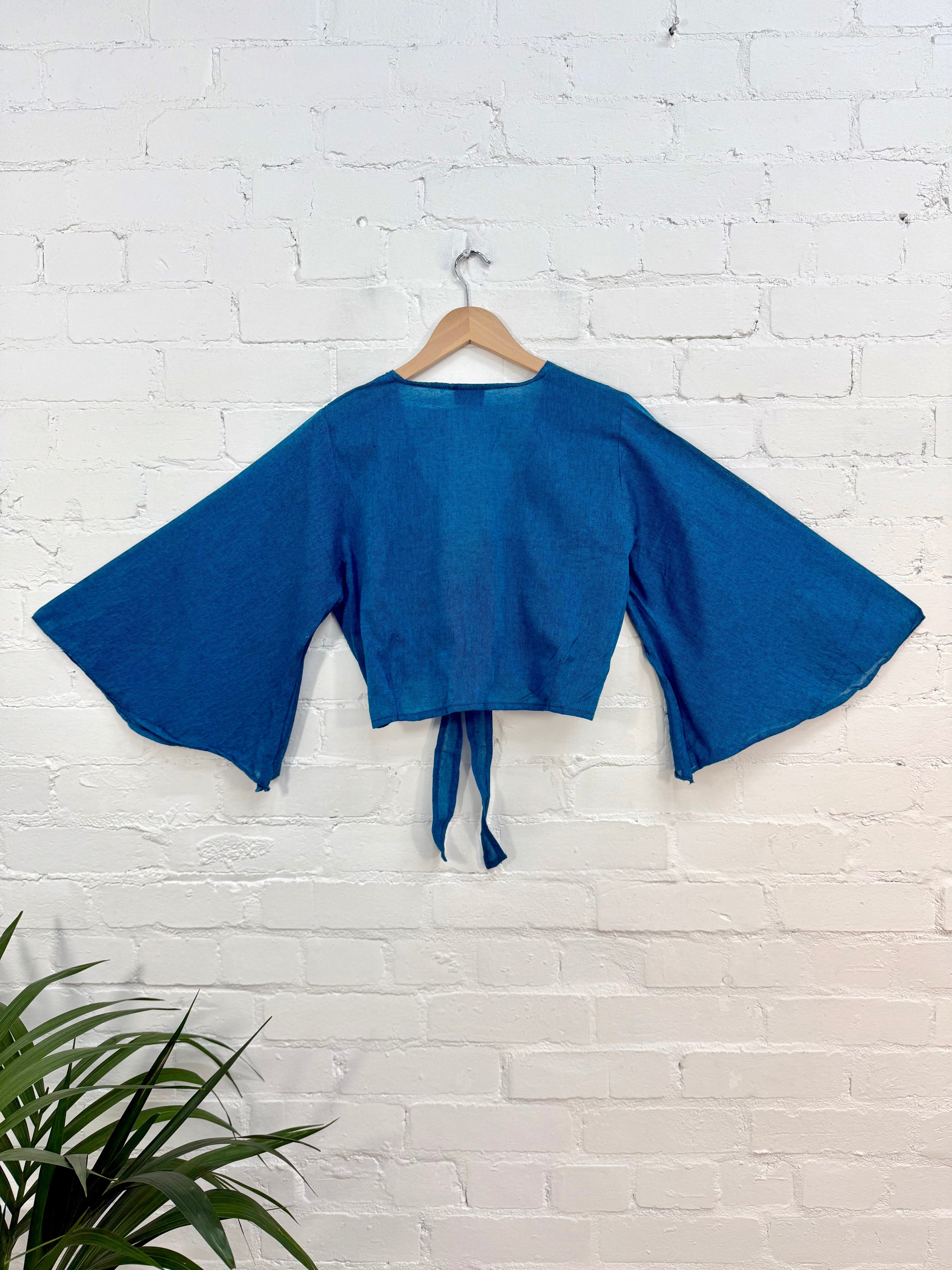 Nepalese Plain Tie Wrap Top
