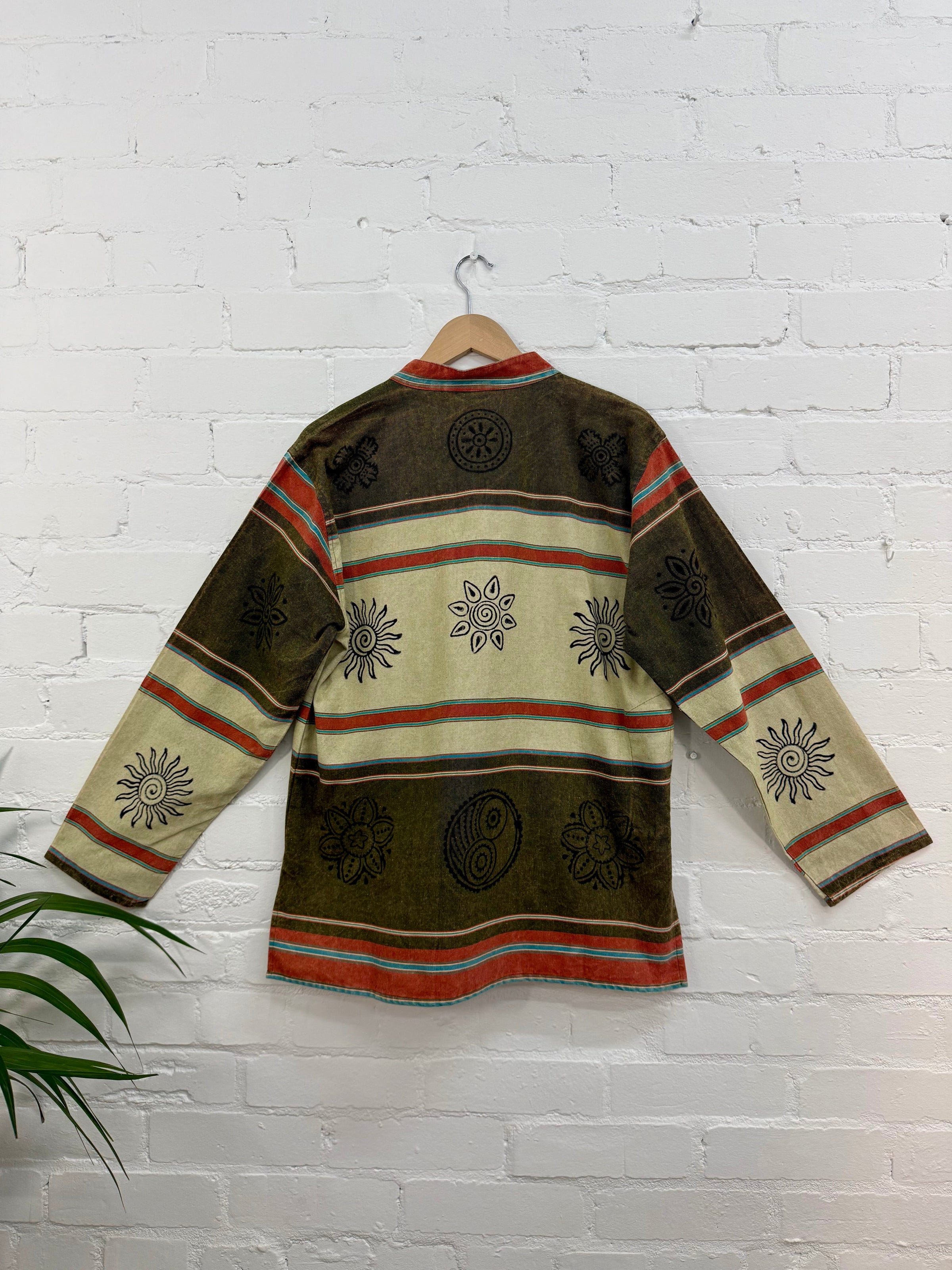 Screen Print Grandad Shirt