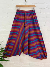 Red Striped Afghani Trousers