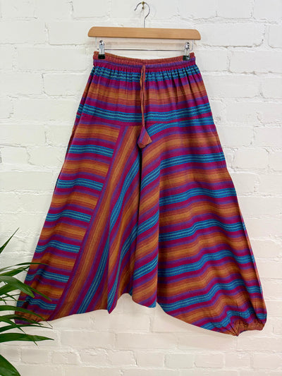 Red Striped Afghani Trousers