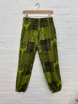 Printed Patchwork Harem Trousers