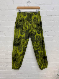 Printed Patchwork Harem Trousers