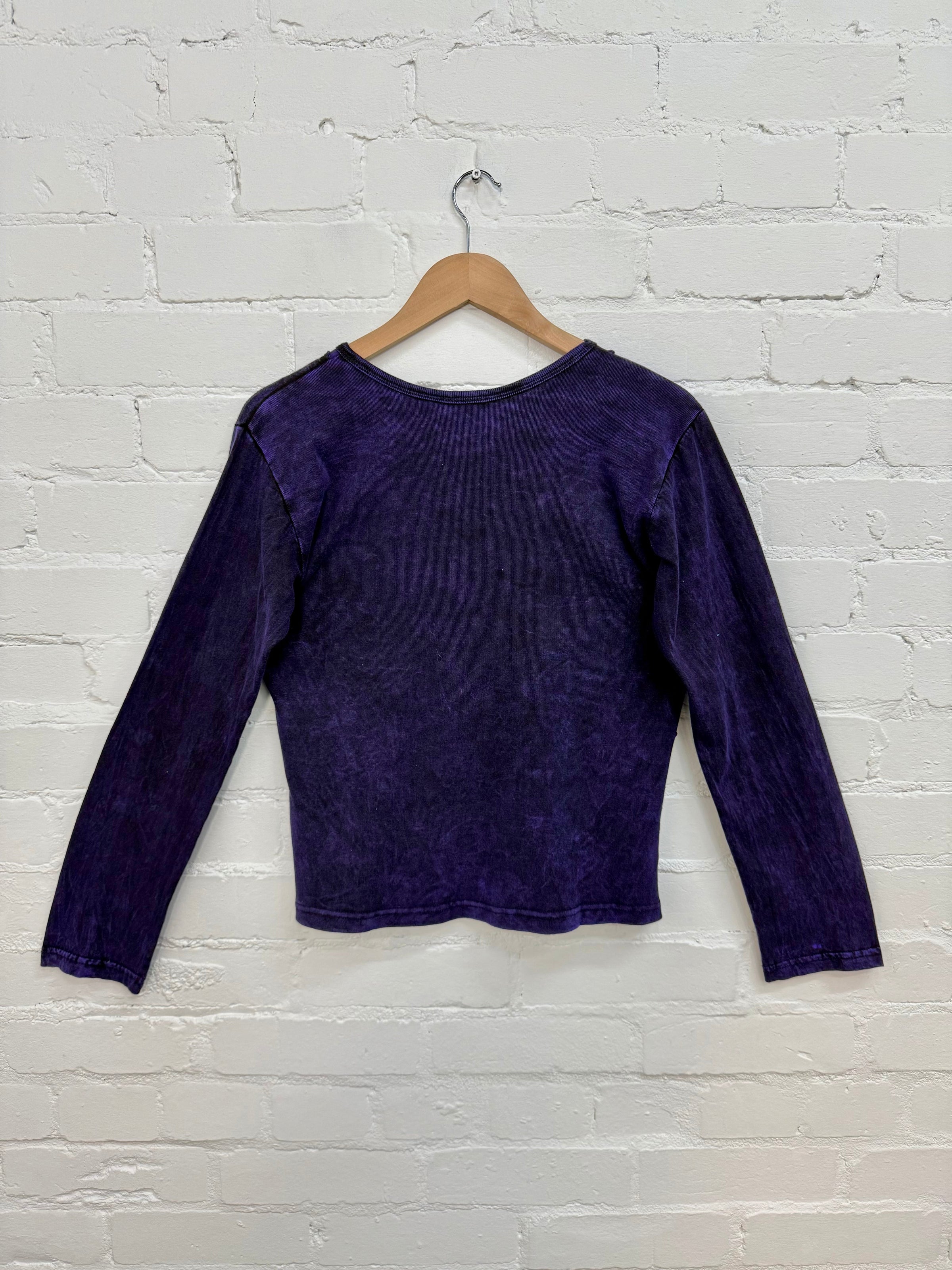 Printed Patchwork Long Sleeve T-Shirt