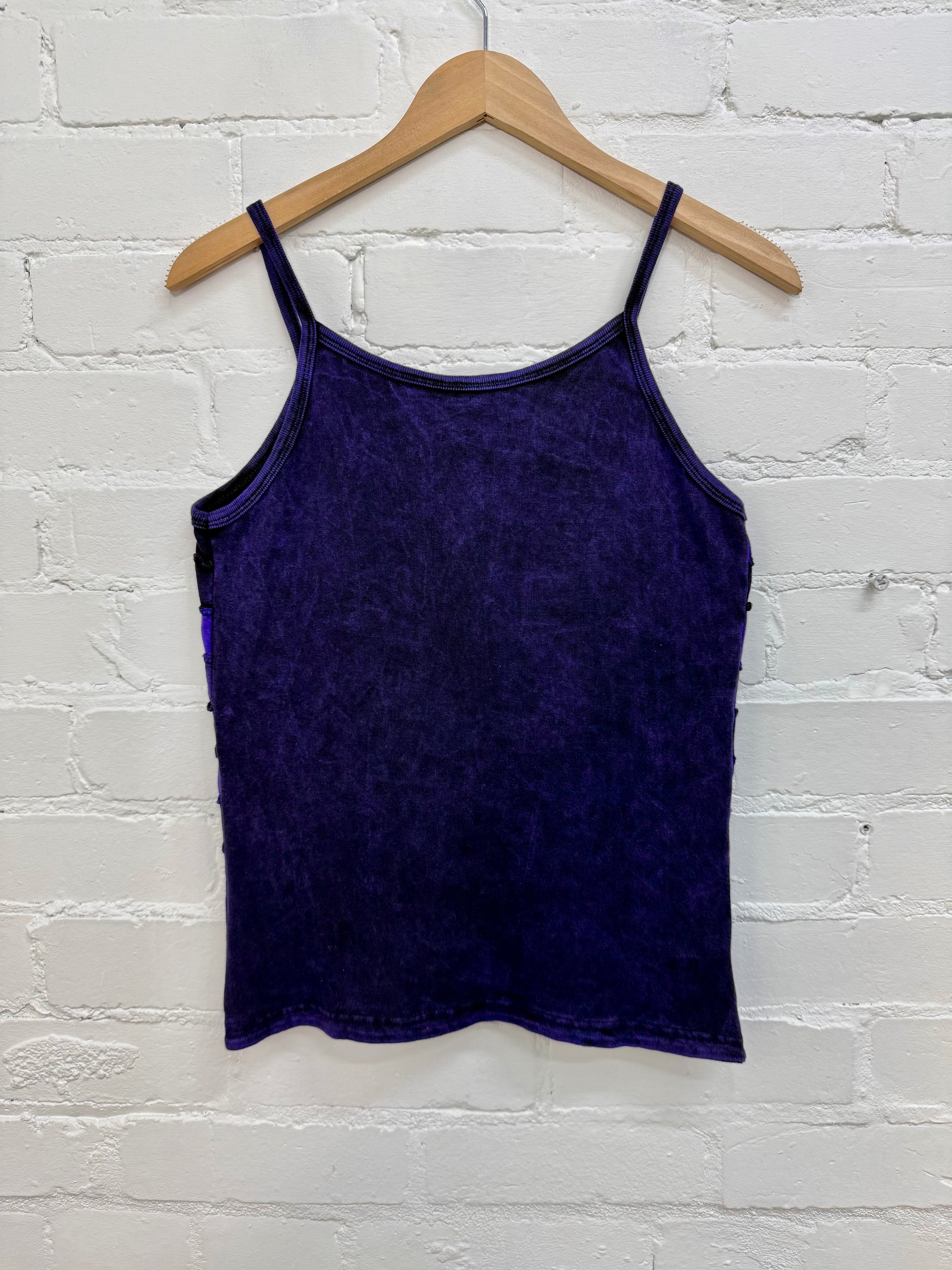 Printed Patchwork Strappy Vest