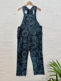 Celestial Print Long Dungarees
