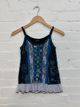 Celestial Print Strappy Vest