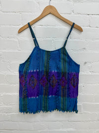 Dip-Dye & Stripe Vest Top