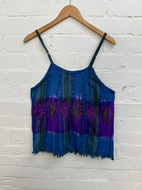 Dip-Dye & Stripe Vest Top