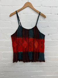 Dip-Dye & Stripe Vest Top