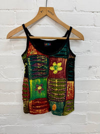 Patch & Slash Vest Top