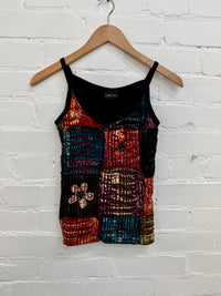 Patch & Slash Vest Top
