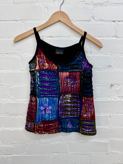 Patch & Slash Vest Top