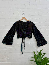 Tie-Dye Wrap Top