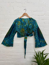 Tie-Dye Wrap Top