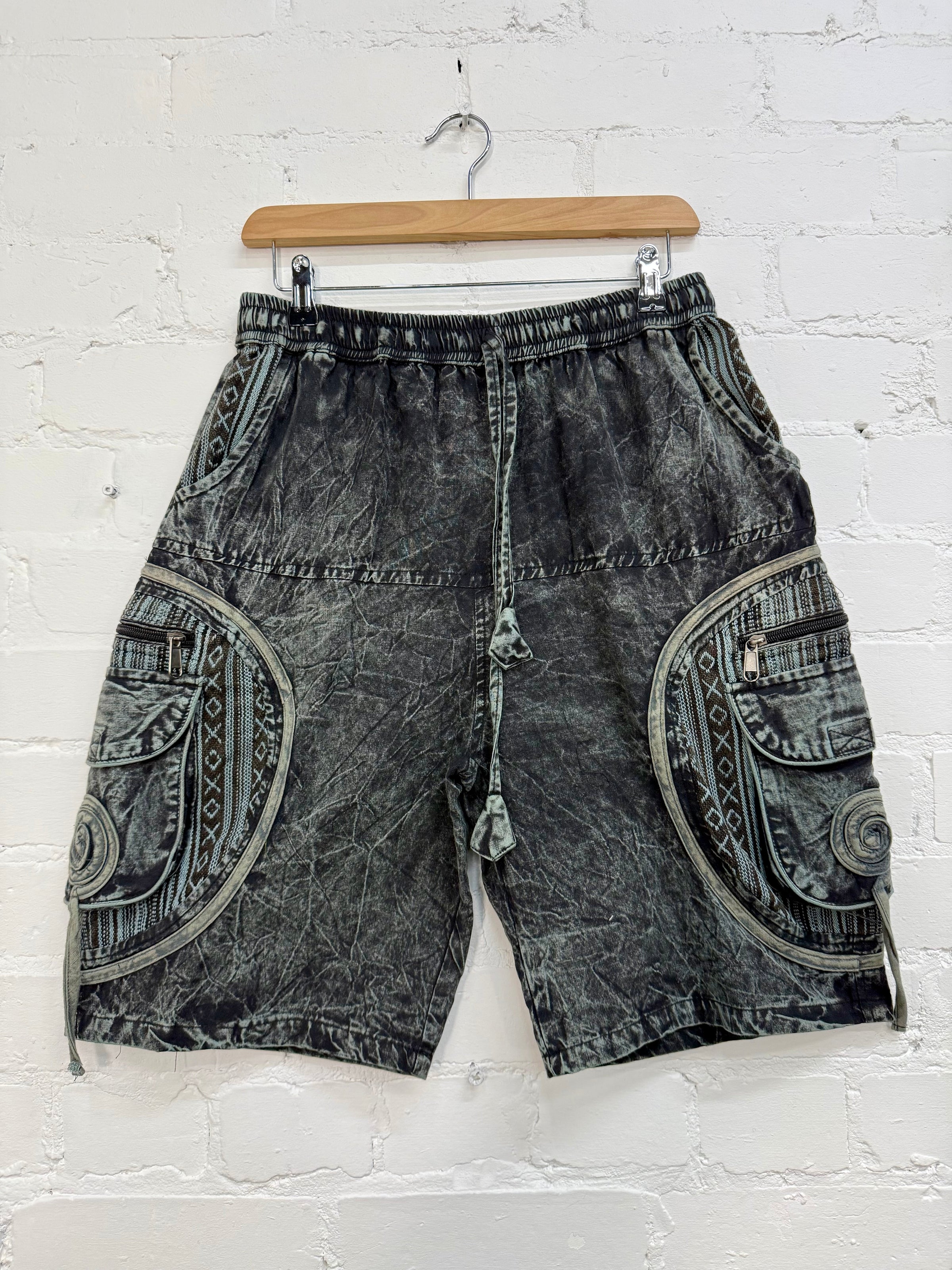 Stonewash & Gheri Cargo Shorts