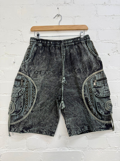 Stonewash & Gheri Cargo Shorts