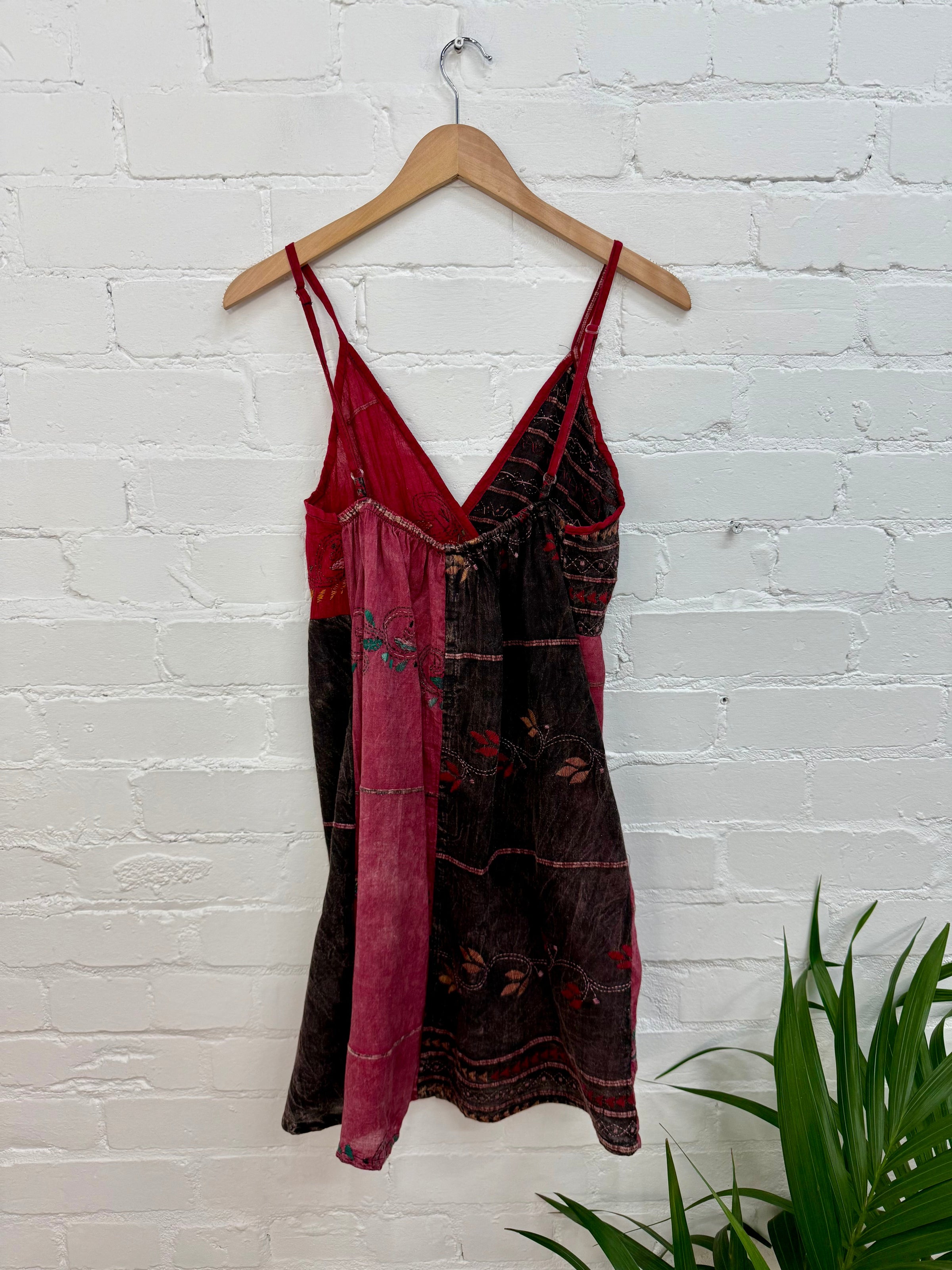 Short Embroidered Sun Dress