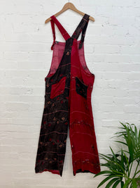 Long Embroidered Dungarees