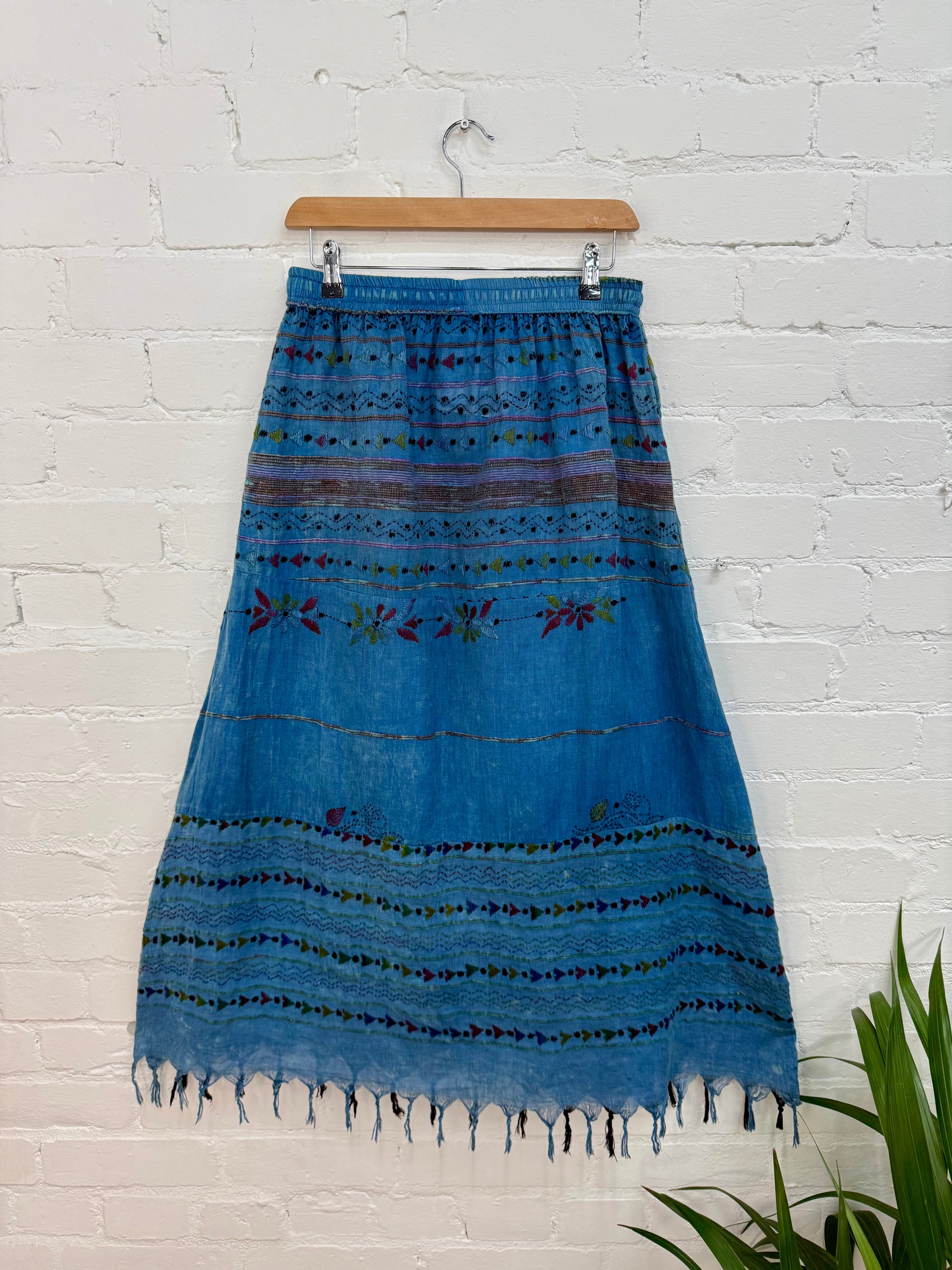 Embroidered Long Skirt
